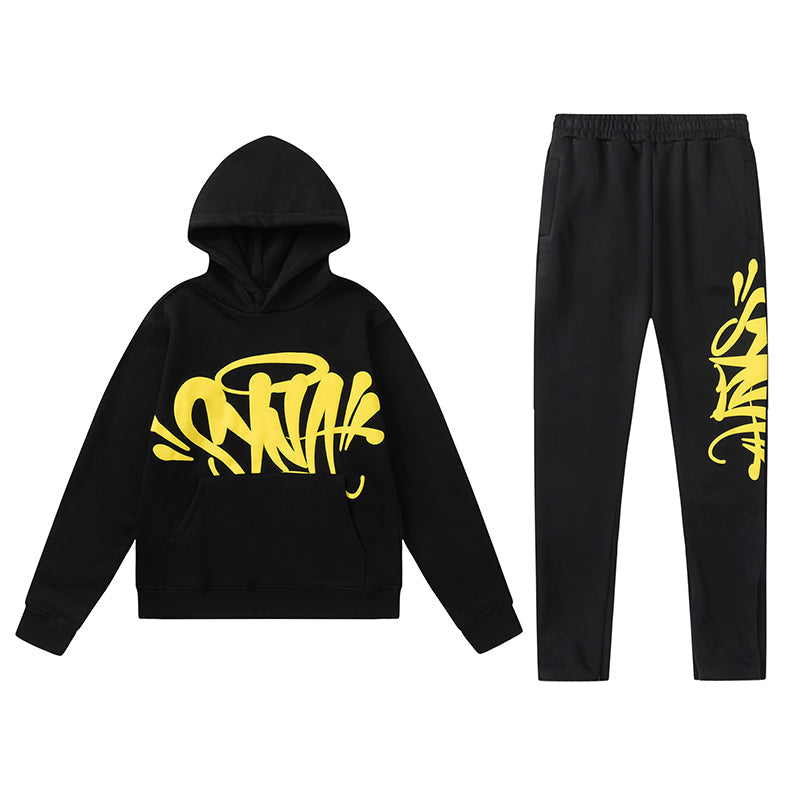 Syna World Team Tracksuit "Black/Safety Yellow"