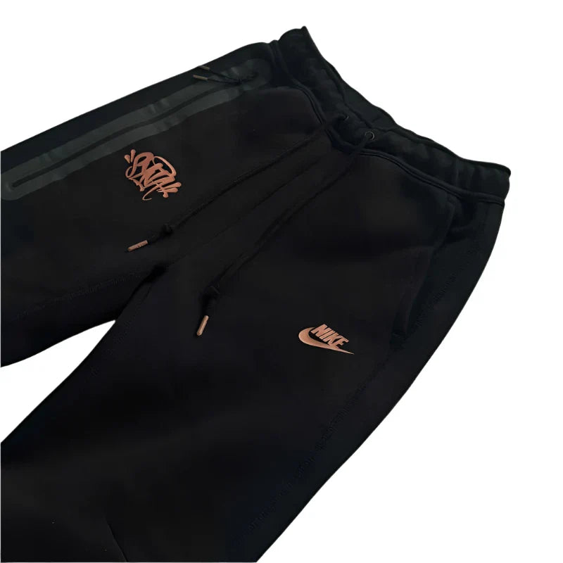 Nike x Syna World Tech Fleece Tracksuit "Black/Bronze"