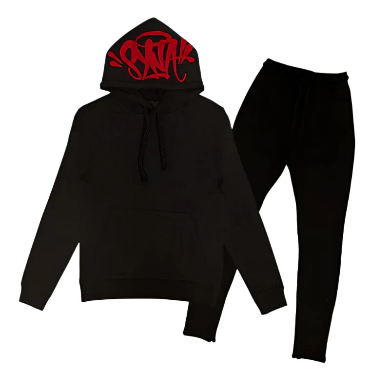 Syna World Tracksuit "Black/Red"