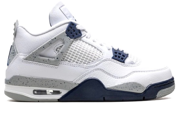 Air Jordan 4 Retro "white midnight navy